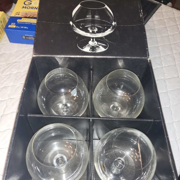 Orrefors Sweden Aromglas Brandy Cocnac set of 4 Stemware - Picture 2 of 4